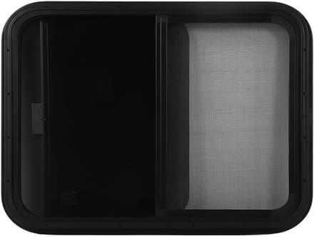 Schuifraam met Insectenscherm 610x510mm - Verplaatsbaar, UV-Bestendig, Waterdicht, Camper
