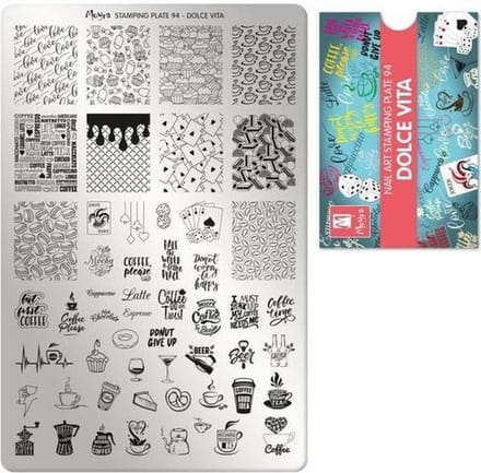 Moyra Stamping Plate 94 - Dolce Vita