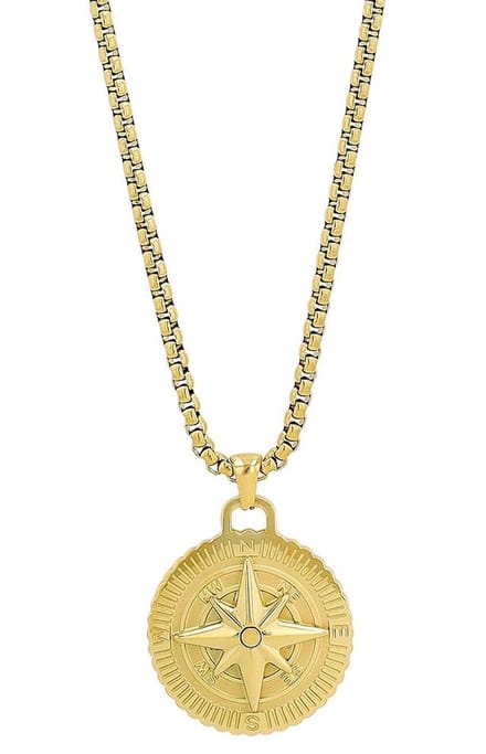 AKZENT Akzent herenketting met hanger Cachalot, duurzaam