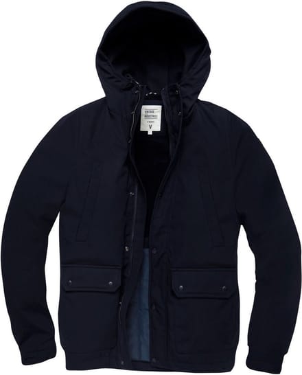 Vintage Industries Ledger parka deep blue S