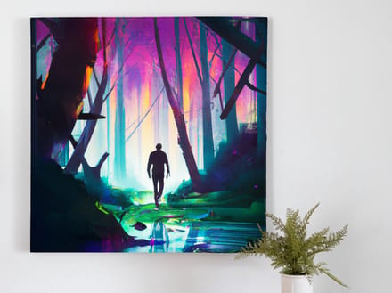 Follow me | Follow me | Kunst - centimeter op | Foto op | Follow me | Follow me | Kunst - centimeter op | Foto op | Forex | 100 × 100 cm