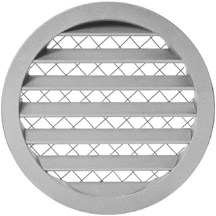 160mm Ventilatierooster met Muisbescherming - Aluminium en Weerbestendig