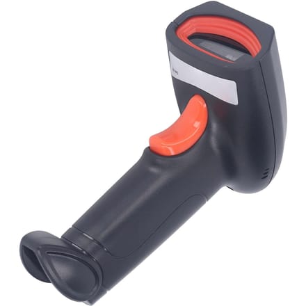 1D Barcodescanner 2.4G Draadloos Rood Licht Barcodelezer Rood Licht Handheld CCD Scanpistool voor black