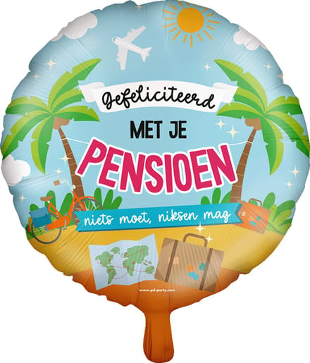Foil balloon - Pensioen