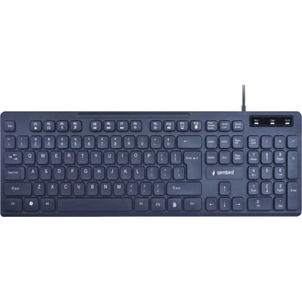 Gembird QWERTY Multimedia Keyboard KB-MCH-04-US Layout (PC) Nieuw