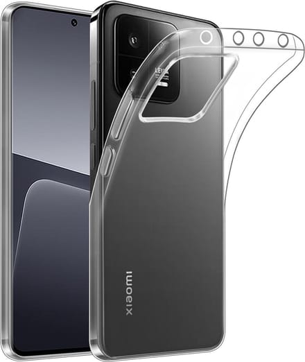 Flexibele achterkant Silicone hoesje Transparant Geschikt voor: Xiaomi 13 Pro