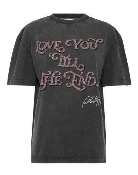 Open Back Man Fit T-Shirt Love Plein