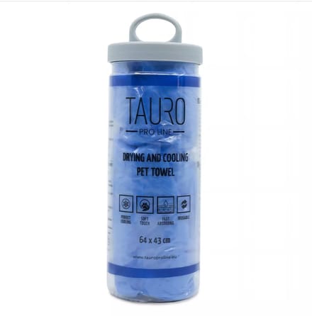 Tauro Pro Line - Drying and cooling towel Blauw - towel - drying - cooling - zeemvel