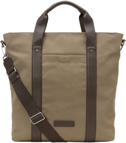 Marc O'Polo shopper schoudertas Mari Shopper Charleston Gray kaki