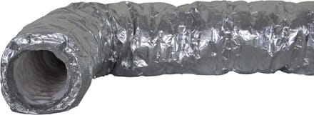 ALU geluiddempende afvoerslang Ø152mm 0,5m
