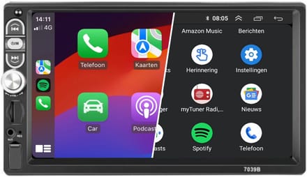 2 Din Autoradio Apple CarPlay | Android Auto