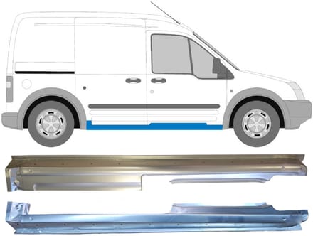 Volledige dorpel voor Ford Transit Connect 2003-2013 / Links + Rechts / Set