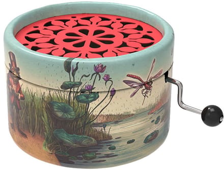 Belle Lurette muziekspeelgoed Rondo101 Terence frogs karton.