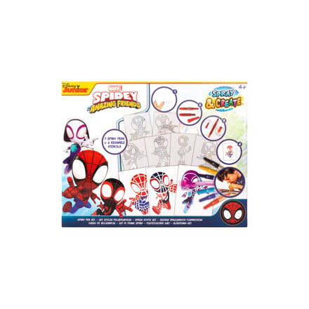 Spidey and his Amazing Friends & Friends Spray Pen Set Knutselen