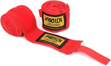 Go Go Gadget - Boks Bandage - Hand Wraps - Hand straps - Katoen - 250cm - 1 set van 2 stuks - Rood