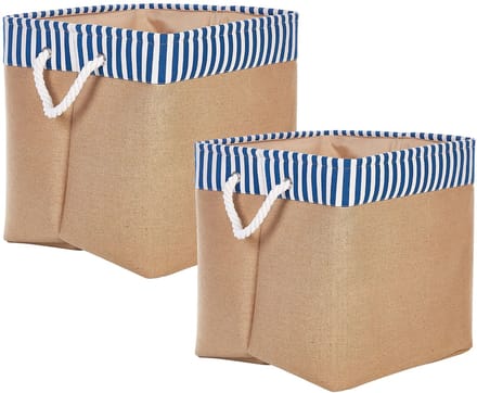 TUGUL - Manden set van 2 - Beige - Polyester
