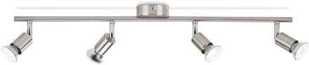 Philips Limbali opbouwspot - 4-lichts - nikkel