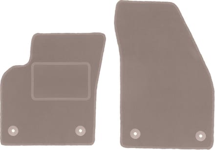 Beige voormatten voor: Volvo C30 hatchback (2006-2012)