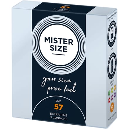 MISTER SIZE 57 Ultra Dunnen L condooms (3 pack)