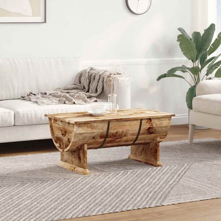 vidaXL - Salontafel - 88x50x40 - cm - massief - mangohout