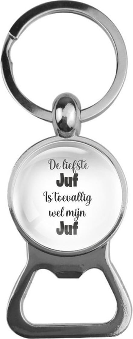 Bieropener Glas - De Liefste Juf Is Toevallig Wel Mijn Juf