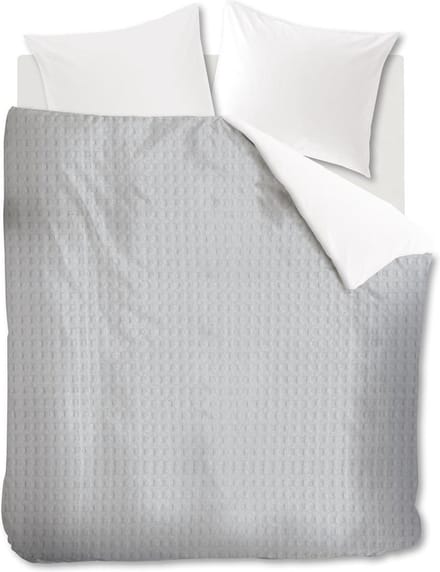 Beddinghouse Living dekbedovertrek - Eenpersoons - 140x200/220 - Grijs