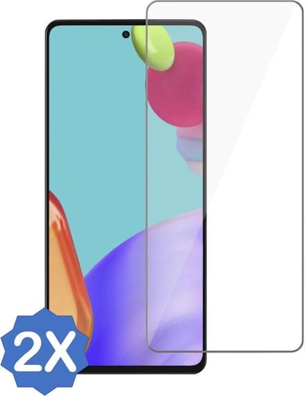 Screenprotector geschikt voor Samsung Galaxy A52 / A52s - Beschermglas Screen Protector Glas - 2 Stuks