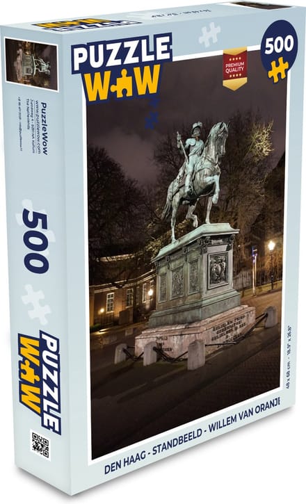 Puzzel Den Haag - Standbeeld - Willem van Oranje - Legpuzzel - Puzzel 500 stukjes