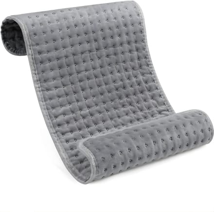 AHD® Warmtekussen - Warmtekussen Oplaadbaar - Warmtekussen Elektrisch - Grijs - 31cm x 10cm x 9cm