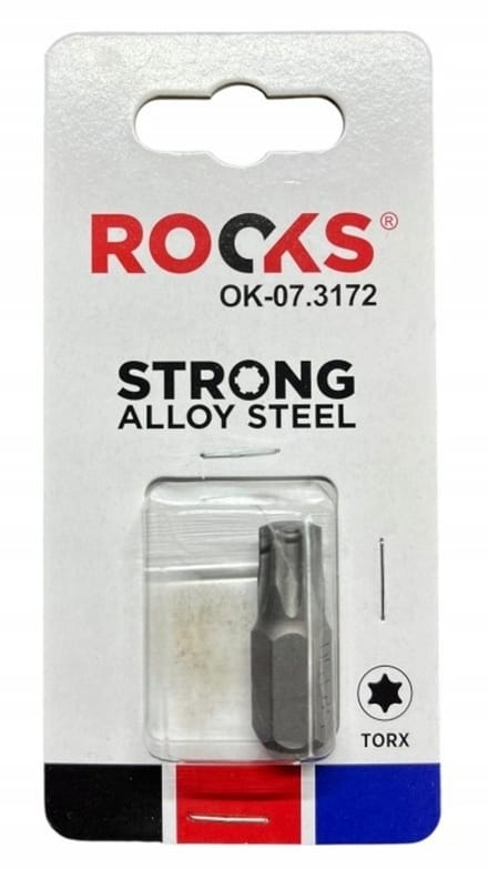 ROOKS Torx Bit T50 10mm (3/8") x 30mm, Staal S2