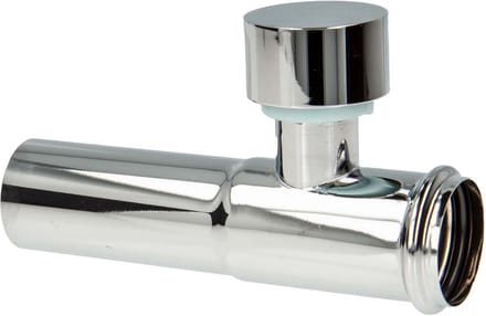 Verlengbuis met Beluchter voor Sifon, 125 mm, Verchroomd