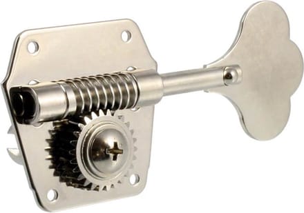 Allparts TK0790001 Gotoh reverse wind bass tuning keys, nickel, 4pcs
