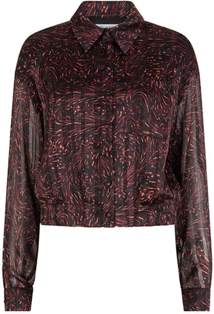 Lofty Manner Blouse Blouse Astrid Swirl Print Dames Maat - M