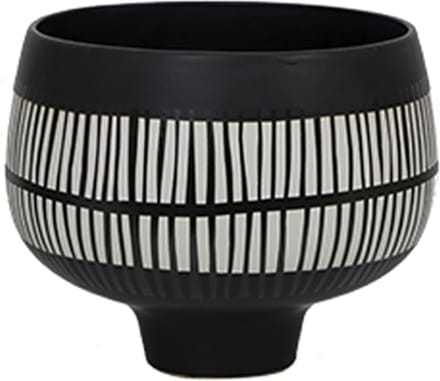 OHNO - Woonaccessoires - Elche Vaas - Zwart