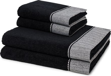 Möve Sonstiges 2 X handdoek 2 X douchehanddoek - in set Brooklyn