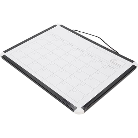 Maandkalender Uitwisbaar Whiteboard Muur Magnetisch Draagbaar Dubbelzijdig Whiteboard met Zwart white