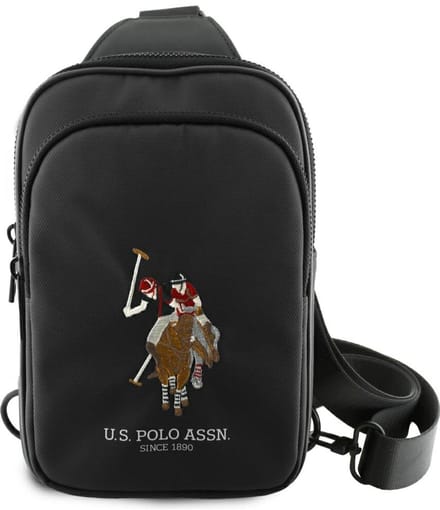 U.S. Polo Assn. Petit Pique - Telefoon Hoes - Zwart - Nylon - Crossbody