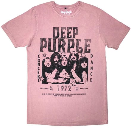 Deep Purple - 1972 Concert Heren T-shirt - 2XL - Rood