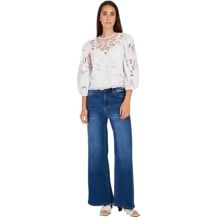 Damesblouse met kant Derhy Bali