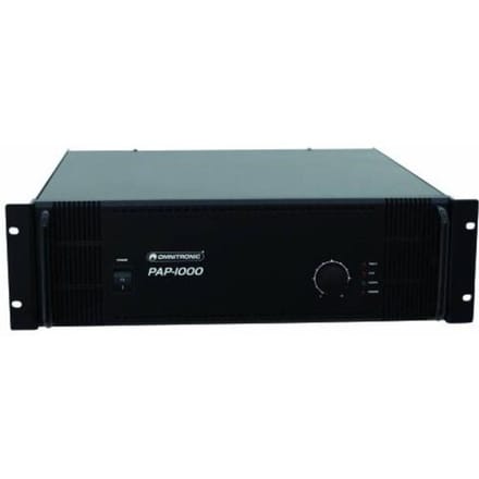 Omnitronic PAP-1000 PA-versterker 1000 W 1-kanaals