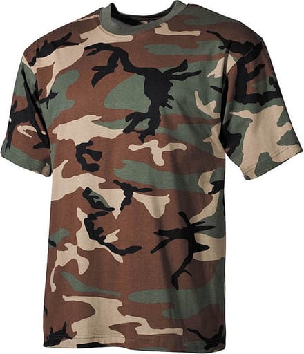 MFH Woodland camo shirt maat XL
