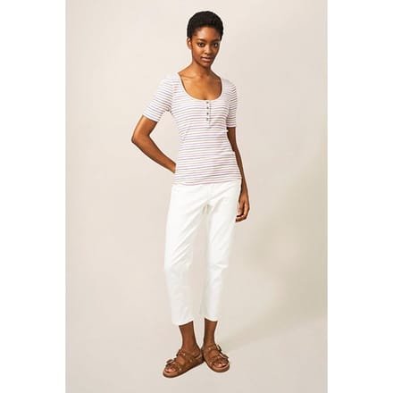 White Stuff Sherbet Tee White Multi Taglia: 6 | Maglie Sportivi Outlet | Donna | Bianco