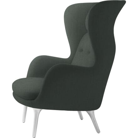 Fritz Hansen RO Loungestoel - Christianshavn 116 - geborsteld aluminium