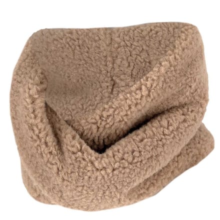 Colsjaal Meisjes - Teddy Wol - One Size - Zand / 4/8 Jaar
