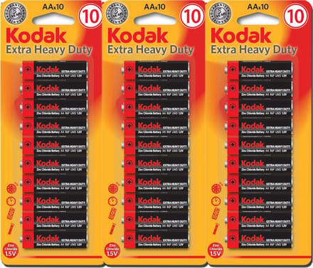 Batterij AAA Batterijen Kodak Extra Heavy Duty Goede kwaliteit Batterijen - Gratis Verzending - Mini Penlite - 30 Stuks