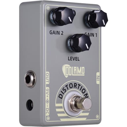 Dolamo D-5 Mark IV Distortion Gitaareffectpedaal Distortionpedaal met True Bypass voor elektrisch grijs