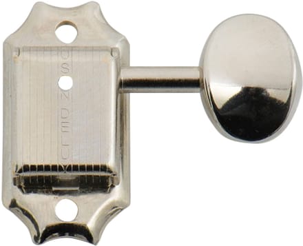 Kluson M3JGN Single Line Junior 3+3 Nickel - Stemmechaniek voor gitaar