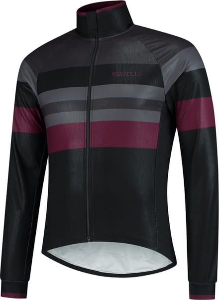 Rogelli Peak Fietsjack Winter - Heren - Zwart, Grijs, Bordeaux - Maat L