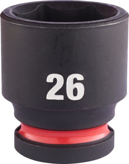 Milwaukee Shockwave Serie - Korte Zeskant Dop - 26mm - 1/2" Aandrijving
