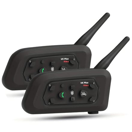 EJEAS V6 Pro - Motor communicatiesysteem - Bluetooth - 1200 Meter - 2 stuks
